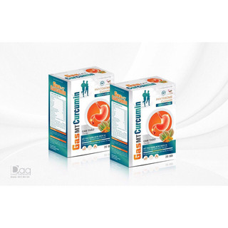 Gel dạ dày Gas Curcumin Giúp giảm acid dịch vị hỗ trợ trào ngược dạ dày thực quản, viêm loét dạ dày