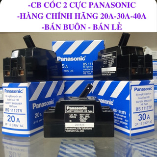 Cb cóc aptomat panasonic cầu dao tự động loại 15a/20a/30a/40a