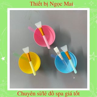 Combo bát, chổi, thìa đắp mặt siêu rẻ