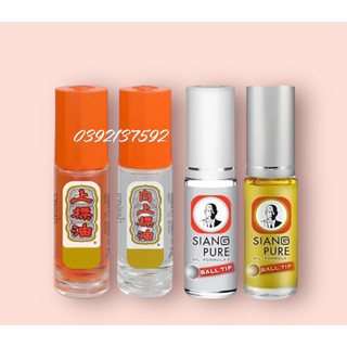 Vĩ dầu gió lăn siang pure oil ball tip 3cc