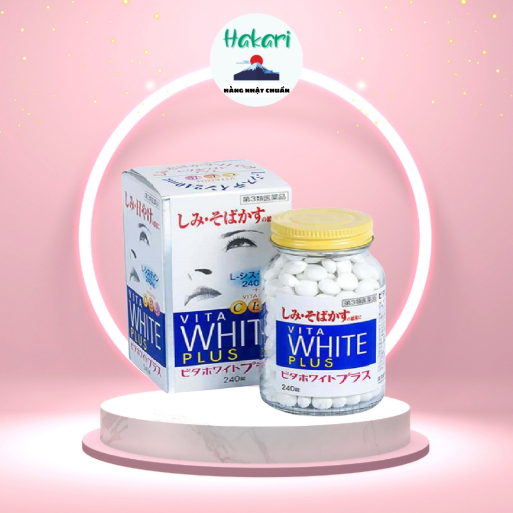 Viên Uống Trắng Da Vita White Plus Hộp 240 Viên Nhật Bản