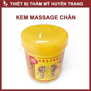 Kem massage chân dưỡng ẩm, làm mềm da chân, làm hồng gót chân trong mát xa foot spa đông y