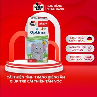 Siro ăn ngon cho bé Doppelherz Kinder Optima giúp bé ăn ngon, cải thiện tầm vóc (Chai 100ml)
