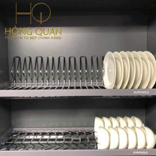  Giá Bát Cố Định 2 tầng Inox 304 Nan Oval BẢO HÀNH VĨNH VIỄN THƯƠNG HIỆU EUROGOLD 