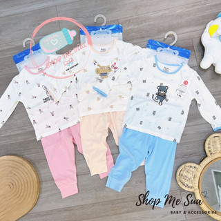 Avaler Bộ dài tay raglan cho bé chất liệu sợi tre