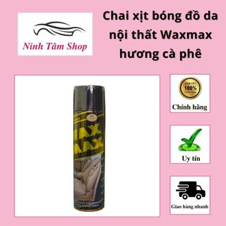 ( 1 Thùng 12c ) Chai xịt bóng đồ da và nội thất ô tô waxmax hương cà phê thái lan