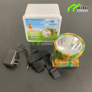 Đèn pin siêu sáng mini, đèn bin đội đầu A3 Jasper