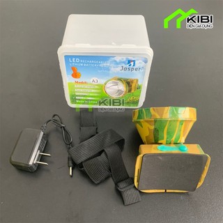 Đèn pin siêu sáng mini, đèn bin đội đầu A3 Jasper