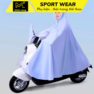 Áo Mưa 1 Người Áo Mưa 2 Đầu Áo Mưa Cánh Dơi Choàng Xe Máy Cao Cấp Trùm Toàn Thân Xe Máy