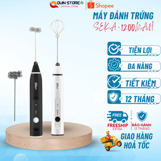 Máy đánh trứng đánh sữa 3 cấp tạo bọt cà phê seka chính hãng bảo hành 1 tháng