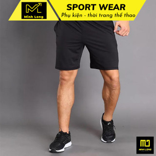 Quần đùi thể thao nam quần chạy bộ tập gym nam cao cấp chất liệu thun lạnh co giãn tốt