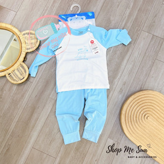 Avaler Bộ dài tay thu đông cổ 3 phân cho bé
