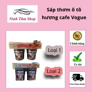 Sáp thơm Bullsone Vogue hương cafe cho ô tô ( 1 cặp = 2 cốc)