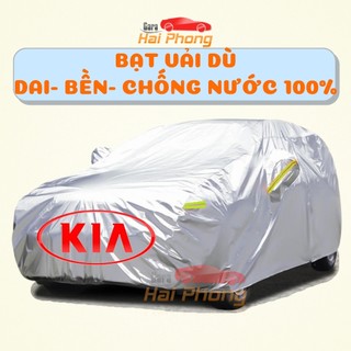 Bạt Phủ Ô Tô Vải Dù Kia Morning, Soluto, Cerato, Seltos, K3, Rondo, Optima, Sorento, Sedona chống nóng, chống nước
