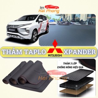 Thảm taplo Mitsubishi Xpander 2018 - 2022 dập vân Cacbon cao cấp, chống nóng ô tô hiệu quả