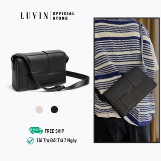 Túi Đeo Chéo Da Nam Nữ Chính Hãng LUVIN, Thiết Kế Đa Năng Phù Hợp Sử Dụng Hàng Ngày, Chất Liệu Da Sang Trọng