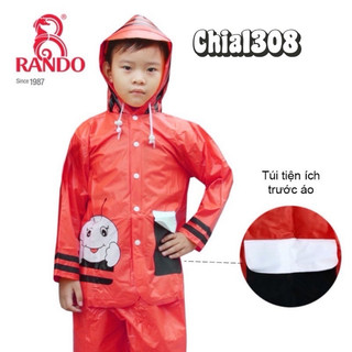 ÁO MƯA BỘ TRẺ EM CAO CẤP RANDO
