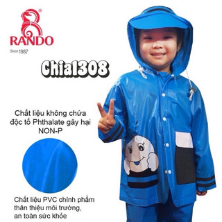 ÁO MƯA BỘ TRẺ EM CAO CẤP RANDO