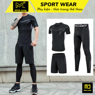 Áo Thun Thể Thao Cộc Tay Nam Áo Tập Gym Chạy Bộ Nam Chất Thun Lạnh Ôm Co Giãn Tốt