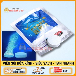 Viên Sủi Rửa Kính Ô Tô Xe Hơi Tiện Dụng (1 viên pha 4 Lít nước )