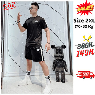   Set áo quần thể thao nam mùa hè cộc tay mặc nhà Hàng Cao Cấp Menson Đồ bộ thể thao nam form chuẩn 2024