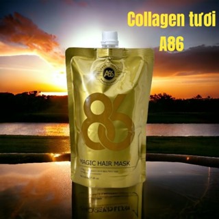 Hấp Phục Hồi Tóc Collagen Tươi A86 500ml 