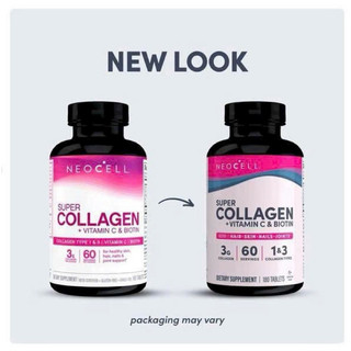 Viên uống đẹp da Neocell Biotin Super Collagen + C with biotin chai 360 viên của Mỹ