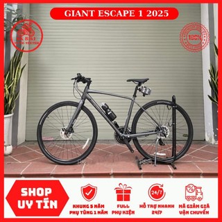  Xe Đạp GIANT ESCAPE 1 2025 • Khung nhôm ALUXX phanh dầu groupset Shimano 3*8 moay-ơ bạc đạn 