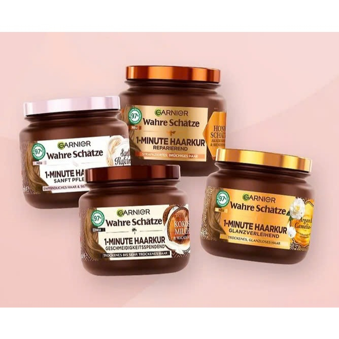 Kem ủ tóc Garnier đủ mùi 340ML, 300ML