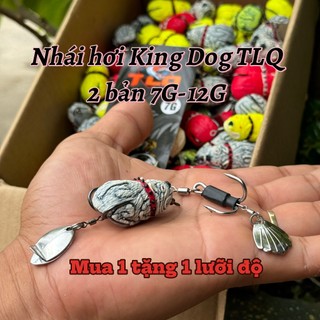    Mua 1 tặng 1 lưỡi độ   Nhái hơi chuyên câu Lure King Dog của Tâm Lão Quỷ hàng Thái Lan 