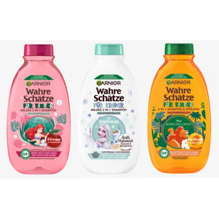 Dầu gội & xả garnier wahre schatze trẻ em 2in1 đức