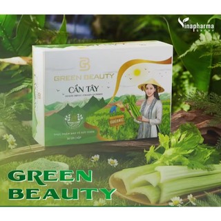 (Trợ giá , hàng chuẩn, date mới nhất ) Nước ép cần tây Green Beauty, hộp 32 gói, kèm thẻ bảo hành