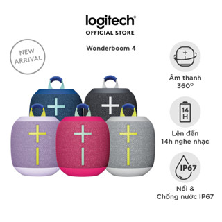 Loa Bluetooth di động Logitech Ultimate Ears WONDERBOOM 4 - Bass lớn 360o, Kháng nước IP67