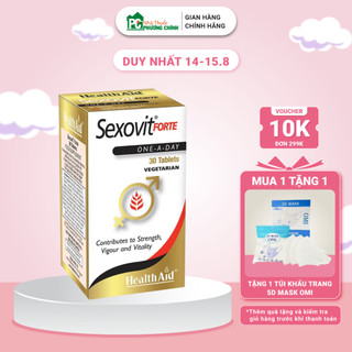 Viên uống tăng cường sinh lý healthaid sexovit forte giúp tăng cường sinh lý cho cả nam & nữ