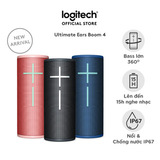 Loa Bluetooth di động Ultimate Ears Boom 4 - Bass lớn 360o, Chắc chắn,  Kháng nước, Phạm vi 45m