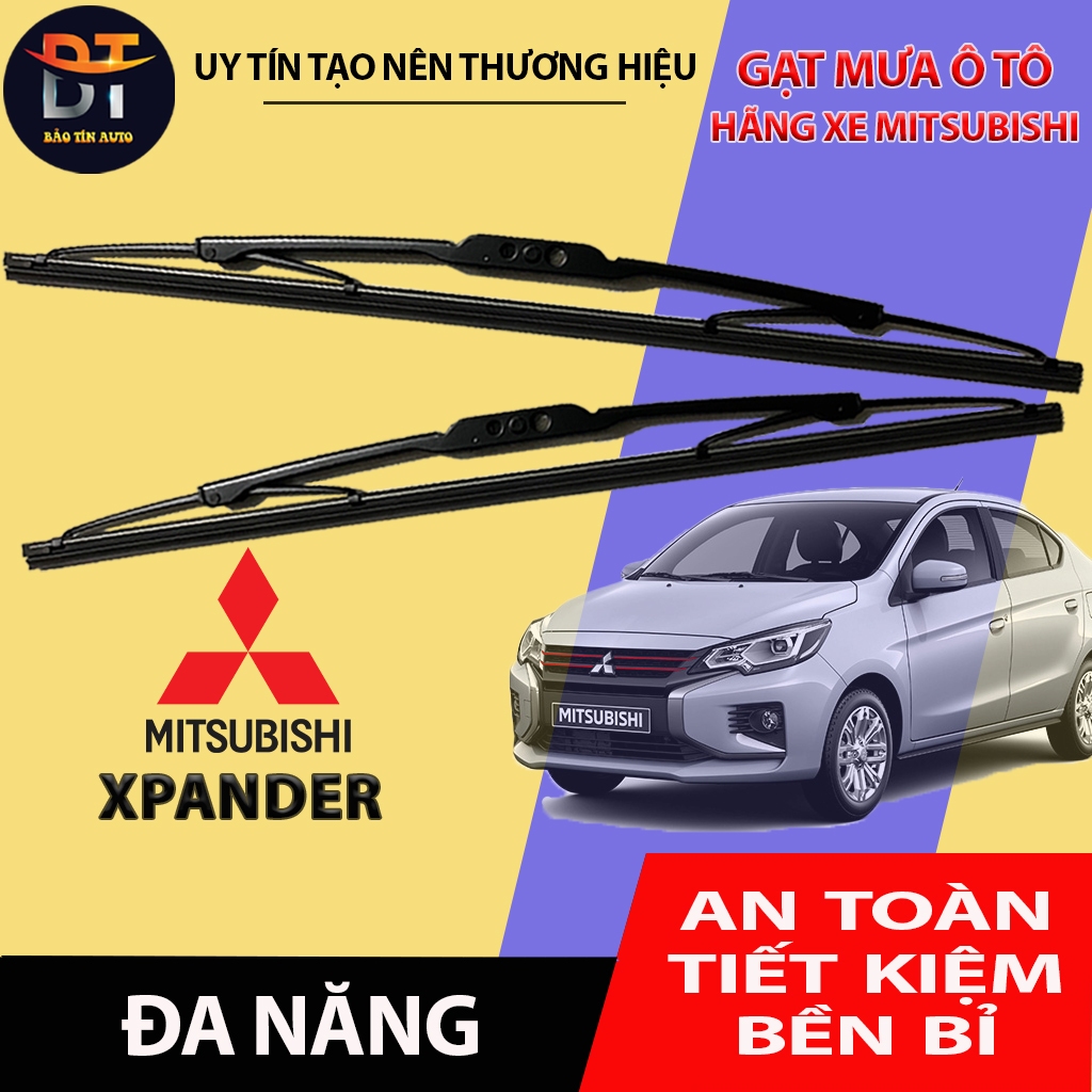 [MITSUBISHI XPANDER] Cần gạt mưa khung xương, chổi gạt mưa xe Mitsubishi Xpander, gạt kính xe oto, t