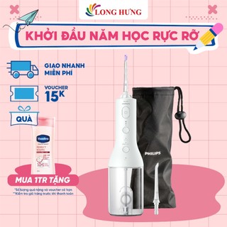 Máy tăm nước vệ sinh răng miệng Philips Sonicare Cordless Power Flosser 3000 HX3826/31 - Hàng chính hãng