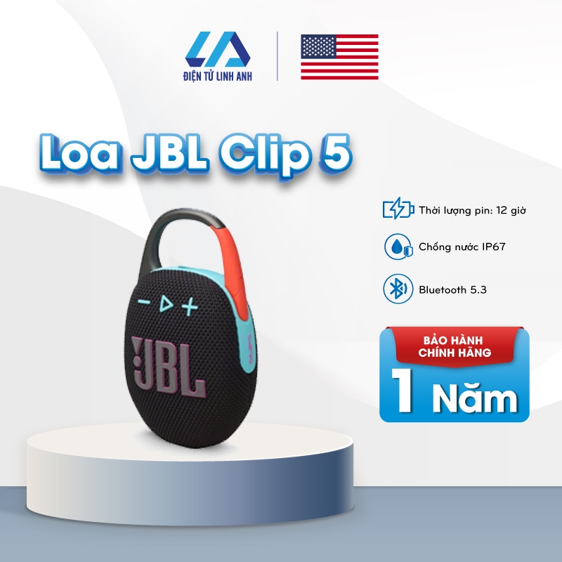 Loa JBL Clip 5 Hàng Chính Hãng PGI - Linh Anh Audio