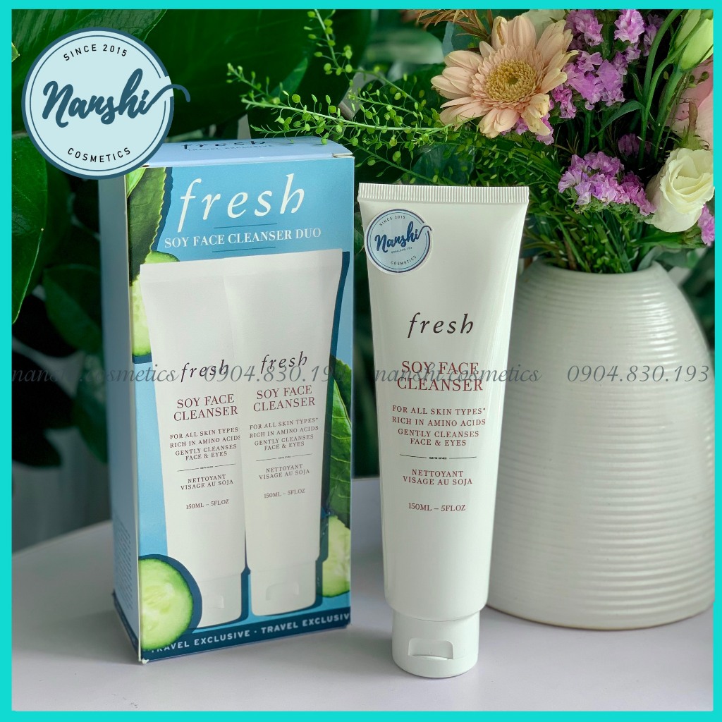 [CHÍNH HÃNG - UNBOX] Sữa Rửa Mặt Fresh Soy Face Cleanser 150ml