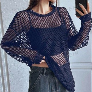 ÁO LƯỚI BIGSIZE ĐI BIỂN ĐI CHƠI DÀI TAY