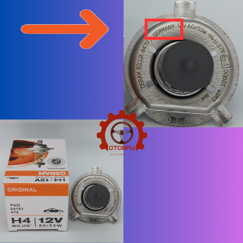 Bóng đèn OSRAM H4 12V 60/55W Original