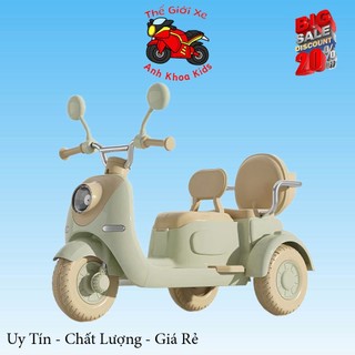 Xe máy trẻ em xe máy điện đôi vespa cho bé hd-318