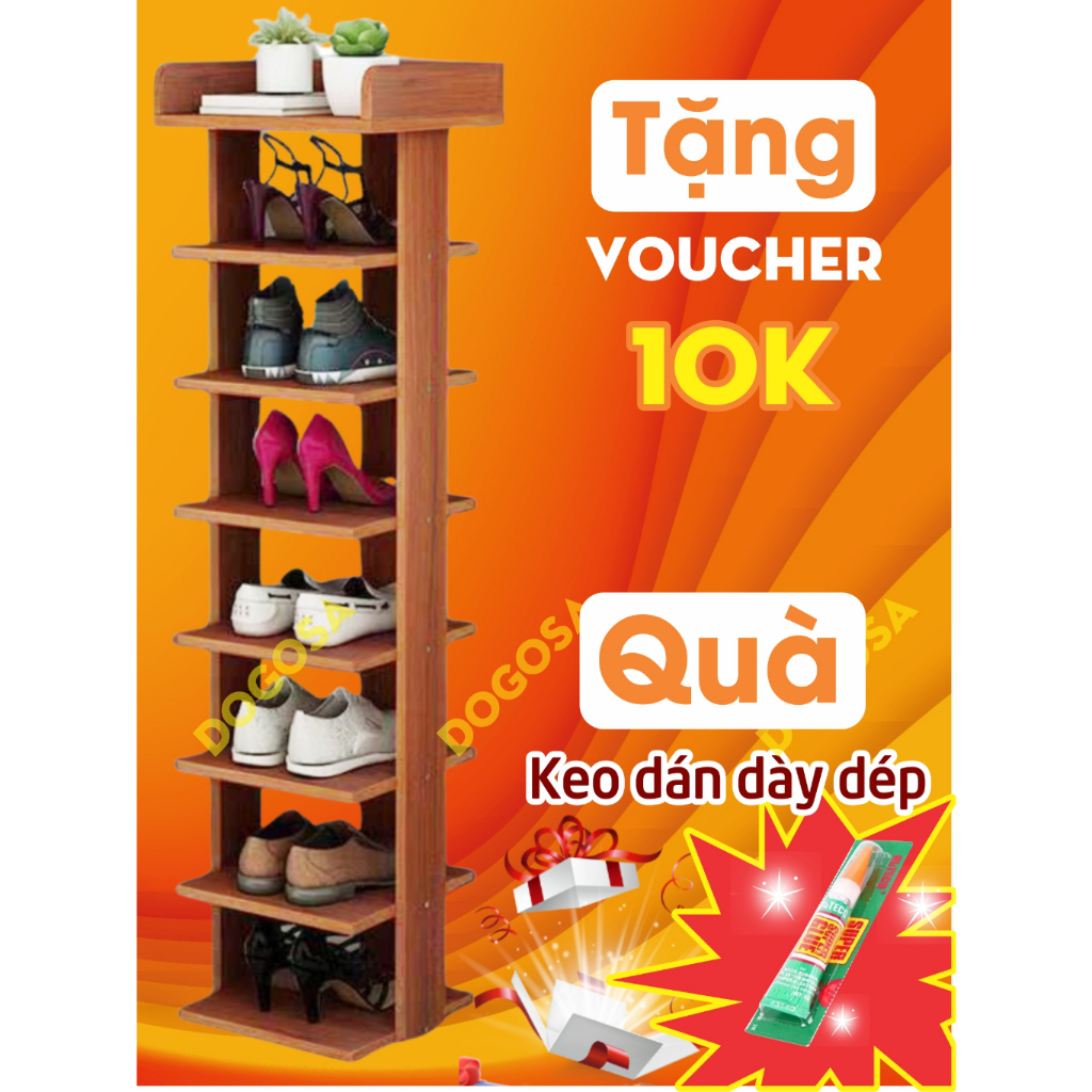 Kệ gỗ để giày giá để dép cao cấp tiết kiệm diện tích chung cư văn phòng màu trắng đơn