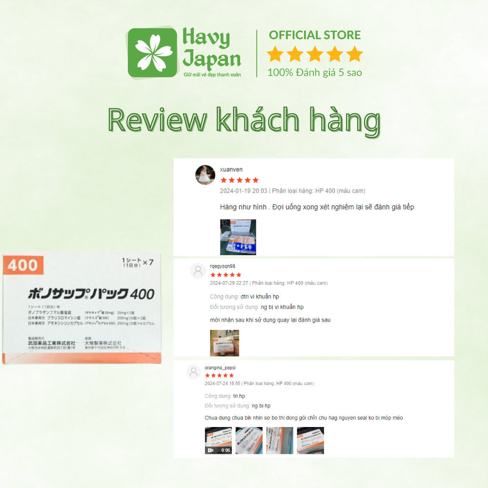 Viên Uống Lansup Hỗ Trợ Cải Thiện Vi Khuẩn HP Dạ Dày 400 10 Viên x 7 Vỉ Nhật Bản