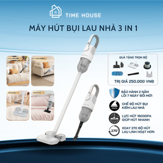 Máy hút bụi kiêm lau sàn 3 trong 1, máy hút bụi lau nhà cầm tay công suất 400w lực hút khỏe hút sạch mọi bụi bẩn