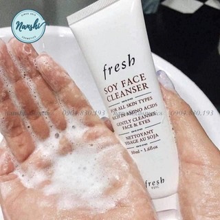[CHÍNH HÃNG - UNBOX] Sữa Rửa Mặt Fresh Soy Face Cleanser 150ml