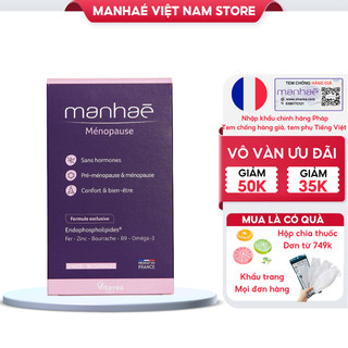 Nội tiết tố nữ Manhae Menopause tăng cường sinh lý điều hòa kinh nguyệt, cân bằng nội tiết tố nữ