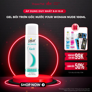 Gel bôi trơn gốc nước Pjur Woman Nude chai 100ml dành cho nữ đặc biệt dành cho làn da nhạy cảm an toàn lành tính