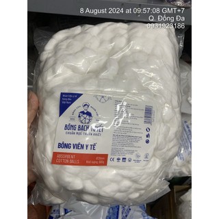 Bông viên y tế Bạch Tuyết 500gram
