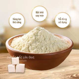 Bột bạch linh 1kg, bột bạch phục linh, nguyên chất, thơm mịn, dùng pha uống, đắp mặt - Lãn Ông